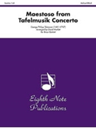 Maestoso (from Tafelmusik Concerto) by Telemann Georg Philipp - Marlatt David - for Brass Quintet