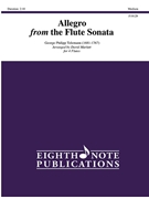 Allegro from the Flute Sonata by Telemann Georg Philipp - Marlatt David - for Flute Quartet