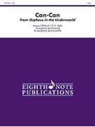 Can-can From Orpheus In The Underworld by Offenbach Jacques - Marlatt David - for Saxophone Quartet