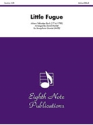 Little Fugue by Bach Johann Sebastian - Marlatt David - for Saxophone Quartet