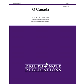 O Canada [Saxophone Quartet (AATB)]