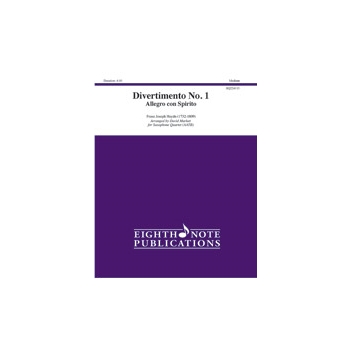 Divertimento No. 1 [Saxophone Quartet