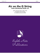 Air On The G String From Orch Suite #3 by Bach Johann Sebastian - Marlatt David - for Saxophone Quartet