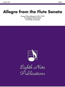 Allegro (from the Flute Sonata) by Telemann Georg Philipp - Marlatt David - for Woodwind Q