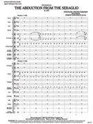 Abduction From The Seraglio Overture by Mozart Wolfgang Amadeus - Longfield Robert - for Full Score