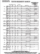 10th Regiment March by Hall Robert Browne - Balent Andrew - for Full Score