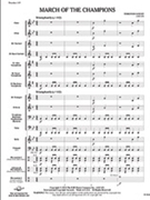 March Of The Champions by Loest Timothy for Full Score