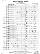 Monsters Of Myth by Weller Travis J for Full Score