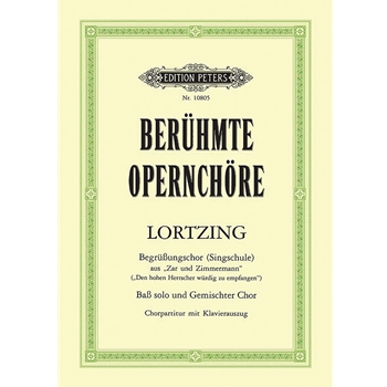 BegriiBungschor (Singschule) aus Zar und Zimmermann [SATB Choral]