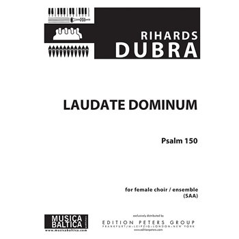 Laudate Dominum for SAA Choir [Choir Sacred]