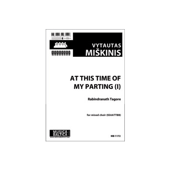 At the Time of My Parting (Version I) (Mixed Choir) [Mixed Voices (SSAATBB)]