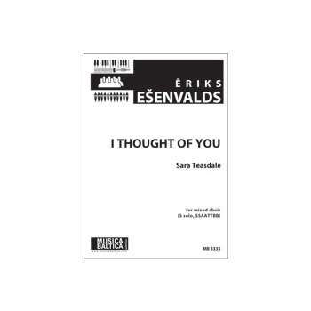 I Thought of You (Mixed Choir) [S solo; SSAATTBB]