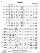 Galop by Balmages Brian for Full Score