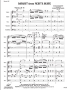 Minuet (fr Petite Suite) by Debussy Claude - McCashin Robert D - for Full Score