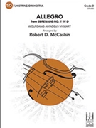 Allegro from Serenade No 1 in D by Mozart Wolfgang Amadeus - McCashin Robert D - for Full Score