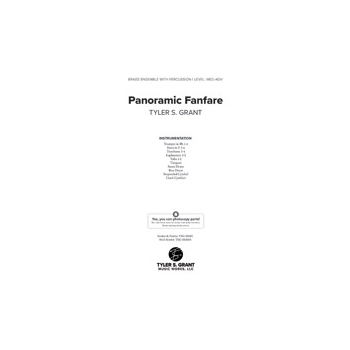 Panoramic Fanfare [Brass Band]
