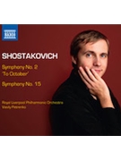 Symphony No. 2 "To October" and Symphony No. 15 by Shostakovich Dmitri for CD