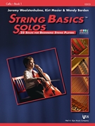 String Basics Solos Book 1 by - Mosier Barden and Woolstenhulme - for Cello with Audio (Online Interactive Content)