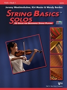String Basics Solos Book 1 by - Mosier Barden and Woolstenhulme - for Violin with Audio (Online Interactive Content)