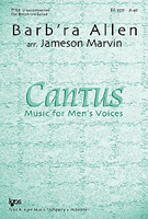 Barb'ra Allen by - Marvin Jameson - for TTBB a cappella
