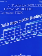 Quick Steps To Note Reading Violin V.2 by Muller Rusch and Fink - Rusch/Fink - for Violin (Vol 2)