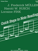 Quick Steps To Note Reading Cello V.3 by Fink Rusch and Spinosa - Rusch/Spinosa - for Cello (Vol 3)