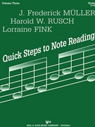 Quick Steps To Note Reading Violin V.3 by Muller Rusch and Fink - Rusch/Fink - for Violin (Vol 3)
