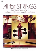 All For Strings Bk 1 Theory Workbk by Anderson and Frost - Frost Robert S - for Cello (Theory 1)