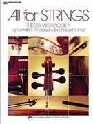 All For Strings Bk 1 Theory Workbk by Anderson and Frost - Frost Robert S - for Teacher Book (Theory 1)
