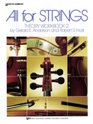 All For Strings Bk 2 Theory Workbk by Anderson and Frost - Frost Robert S - for Teacher Book (Theory 2)
