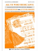 All Ye Who Music Love by Donato - Meredith - for SATB