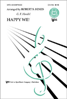 Happy We by Handel George Frideric - Hines Robert - for SATB