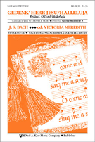 Gedenk Herr Jesu/Halleluja by Bach Johann Sebastian - Meredith - for SATB