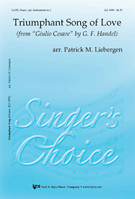 Triumphant Song Of Love by Handel George Frideric - Liebergen Patrick M - for SATB