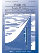 Psalm 100 by Highben Zebulon for SATB and Percussion