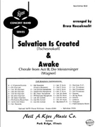 Salvation Is Created / Awake by Tschesnokov / Wagner - Houseknecht Bruce - for Concert Band