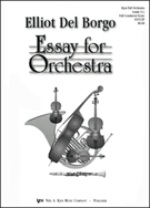Essay For Orchestra by Del Borgo Elliot for Full Score