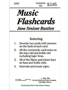 Music Flashcards by Bastien for Flash Cards