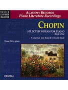 Selected Works For Piano Book 1 by Chopin Frederic - Snell Keith - for CD