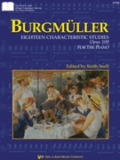 Eighteen Characteristic Studies Opus 109 by Burgmuller Friedrich - Snell Keith - for Piano