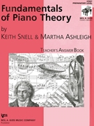 Fundamentals Of Piano Theory Teacher's Answer Book Prep by Snell and Ashleigh - Ashleigh Martha - for Teaching Aid