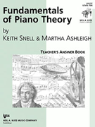 Fundamentals Of Piano Theory Teacher's Answere Book 10 by Snell and Ashleigh - Ashleigh Martha - for Teaching Aid