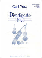 Divertimento In C by Voss C for Full Orchestra