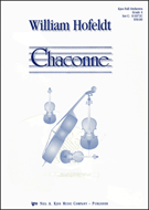 Chaconne by Hofeldt William for Full Orchestra