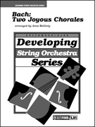 Bach - 2 Joyous Chorales by Bach Johann Sebastian - McGinty Anne - for Full Score