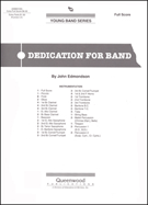 Dedication For Band by Edmondson John for Full Score