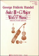 Suite 3 In G Major From Water Music by Handel George Frideric - Anderson Gerald - for String Orchestra