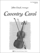 Coventry Carol by - Lloyd J - for Full Score