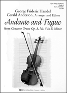 Andante & Fugue by Handel George Frideric - Anderson Gerald - for Full Score