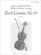 Bach Cantata #99 Chorale by Bach Johann Sebastian - Pordon - for Full Score